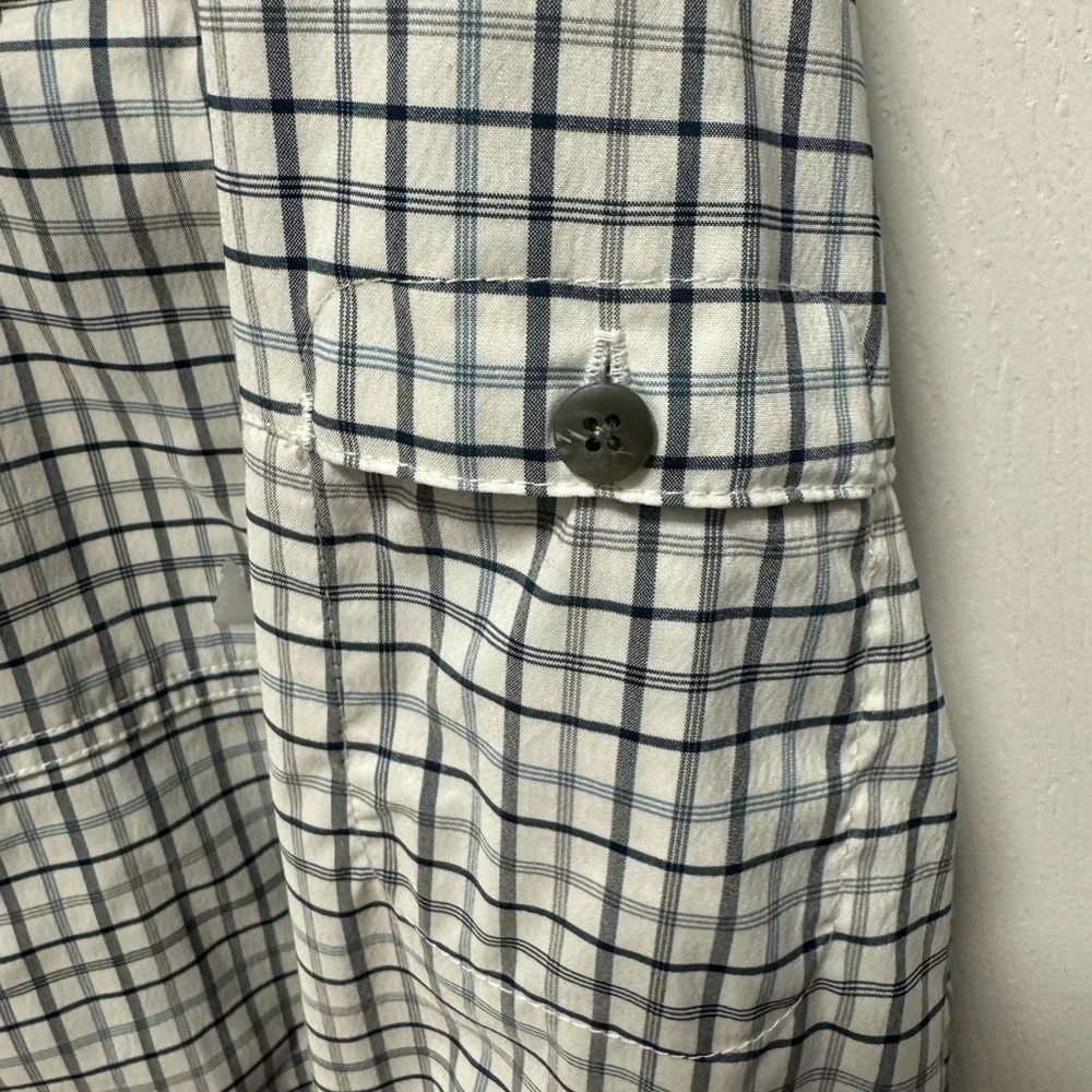REI Vented Fly Fishing Hiking Long Sleeve Button‎ Down Shirt - Mens medium